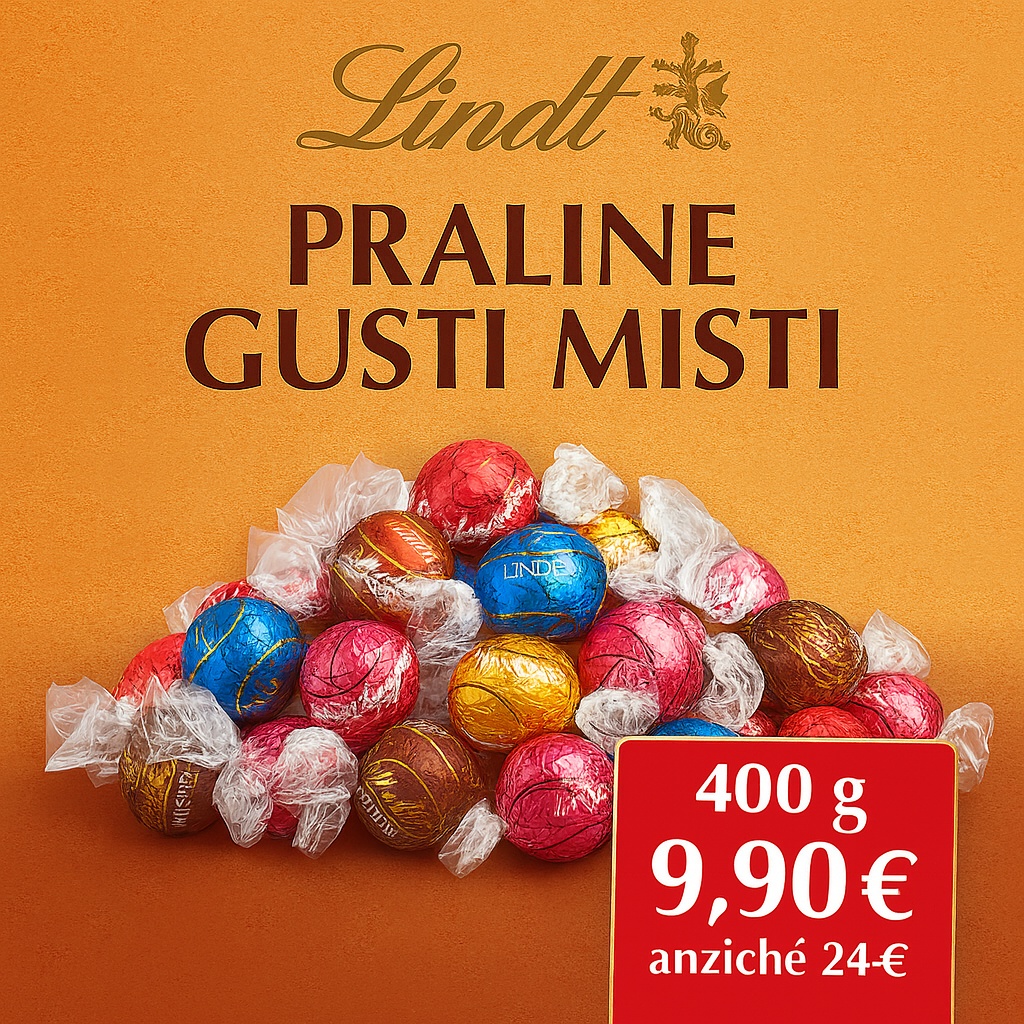 Praline Sfuse Lindt PROMO 400g Dolci Lindt