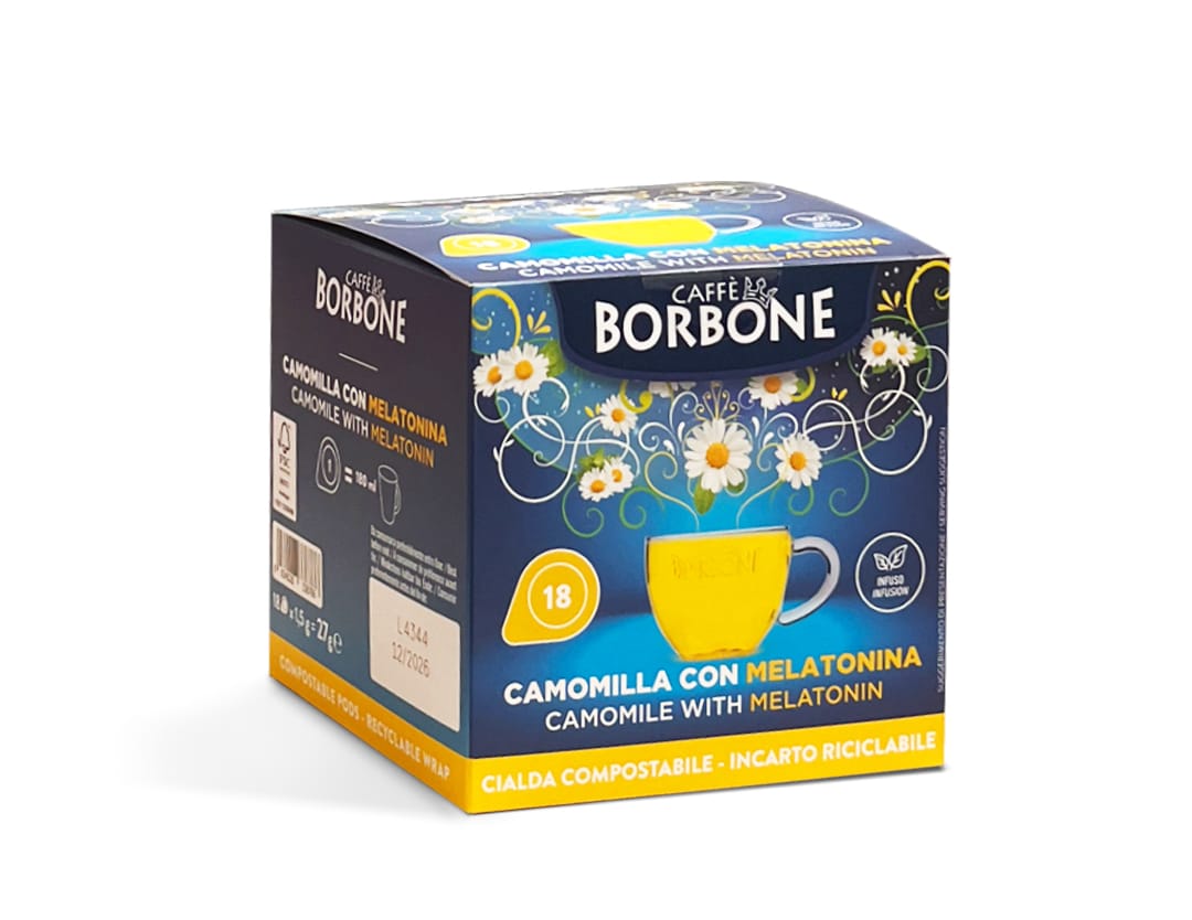 Camomilla con Melatonina Cialda Carta ESE 44mm Borbone