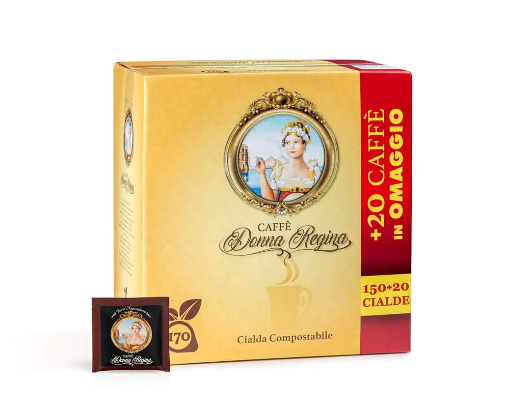 Donna Regina Miscela Forte Cialda Carta ESE 44mm Borbone