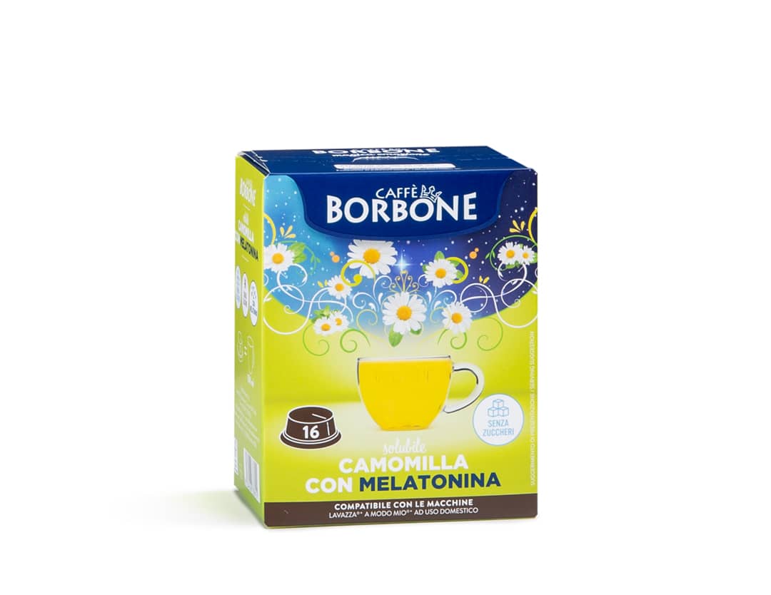 Camomilla con Melatonina Compatibile Lavazza A Modo Mio Borbone