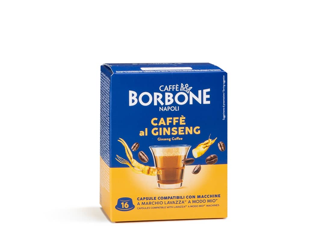 Ginseng Compatibile Lavazza A Modo Mio Borbone
