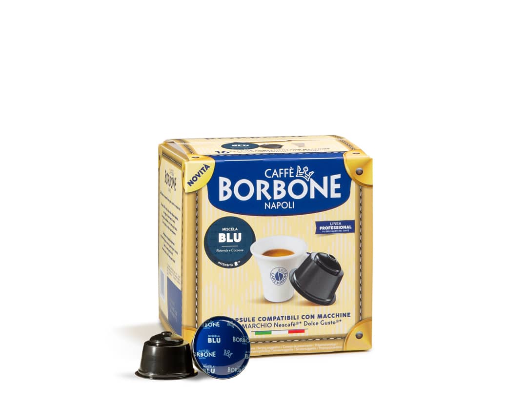 Miscela Blu Compatibile Nescafé Dolce Gusto Borbone