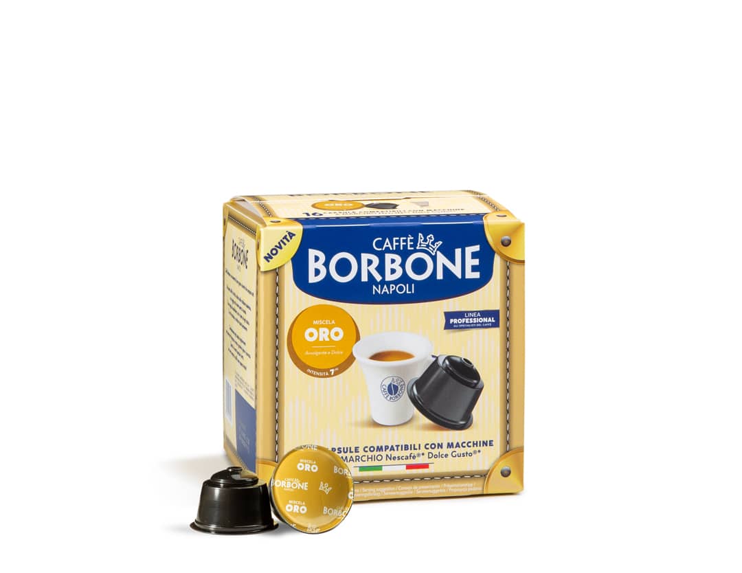 Miscela Oro Compatibile Nescafé Dolce Gusto Borbone