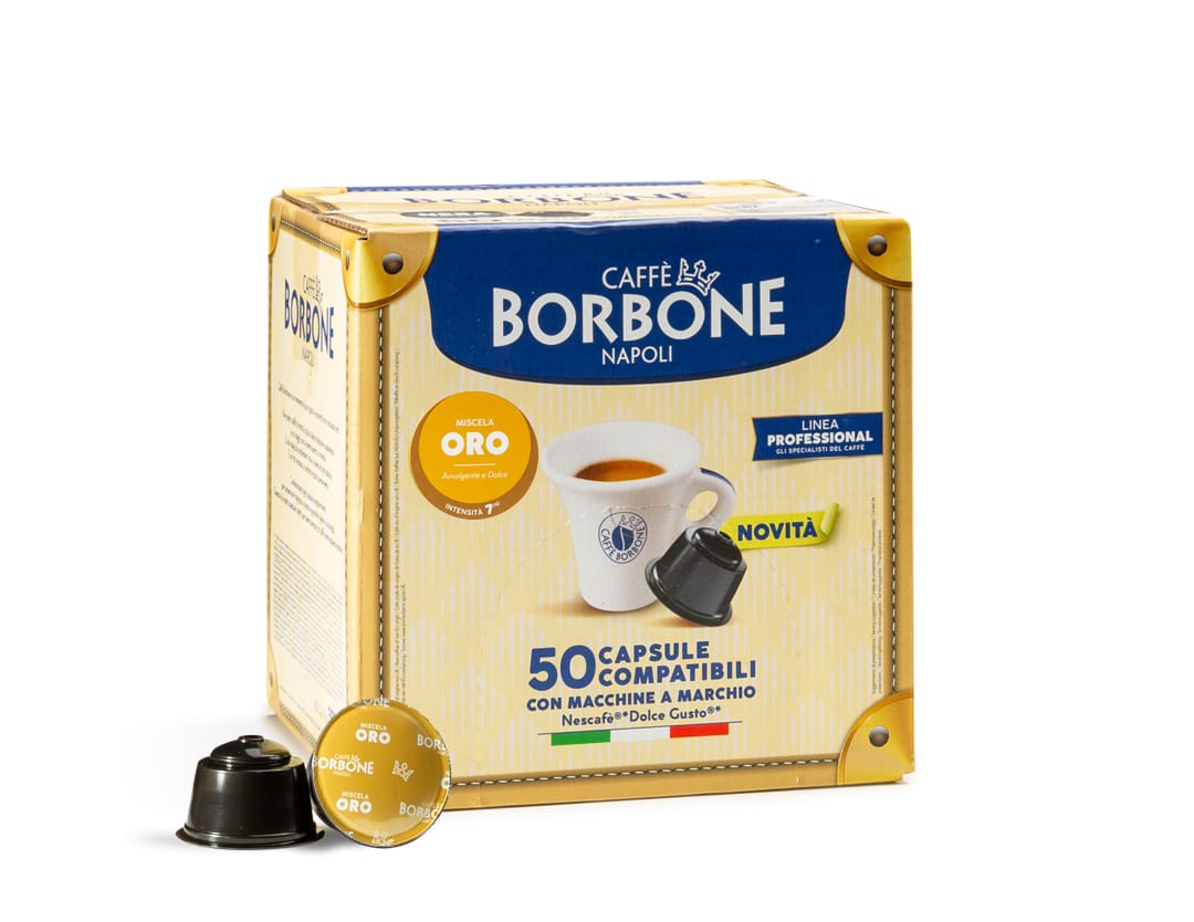 Miscela Oro Compatibile Nescafé Dolce Gusto Borbone