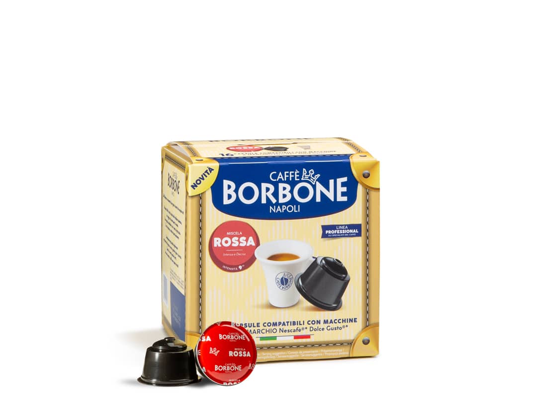 Miscela Rossa Compatibile Nescafé Dolce Gusto Borbone