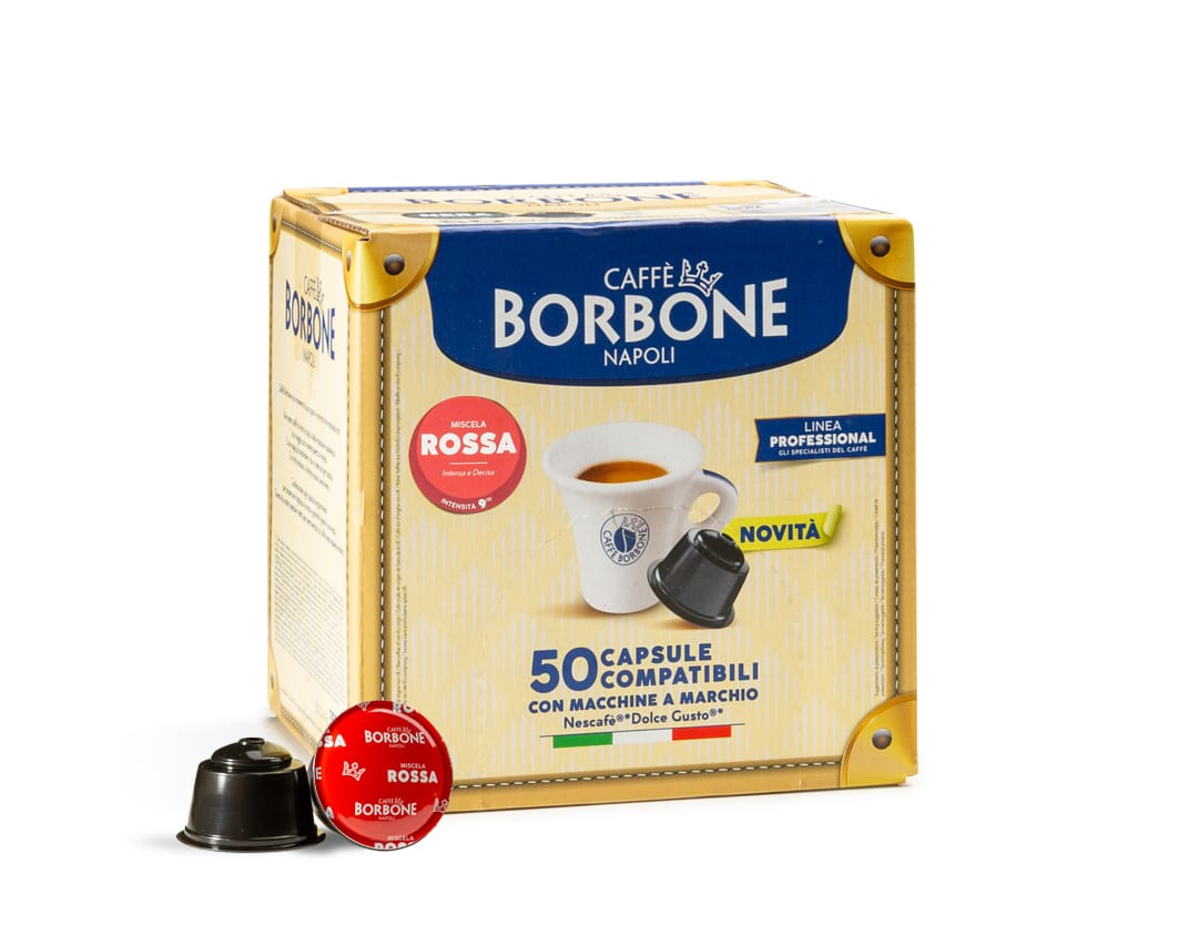 Miscela Rossa Compatibile Nescafé Dolce Gusto Borbone
