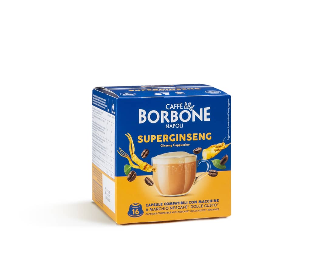 Superginseng Compatibile Nescafé Dolce Gusto Borbone