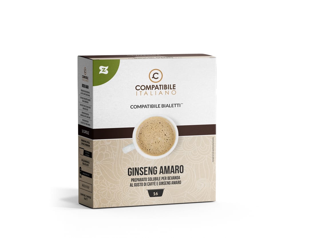 Ginseng Amaro Compatibile Bialetti Compatibile Italiano