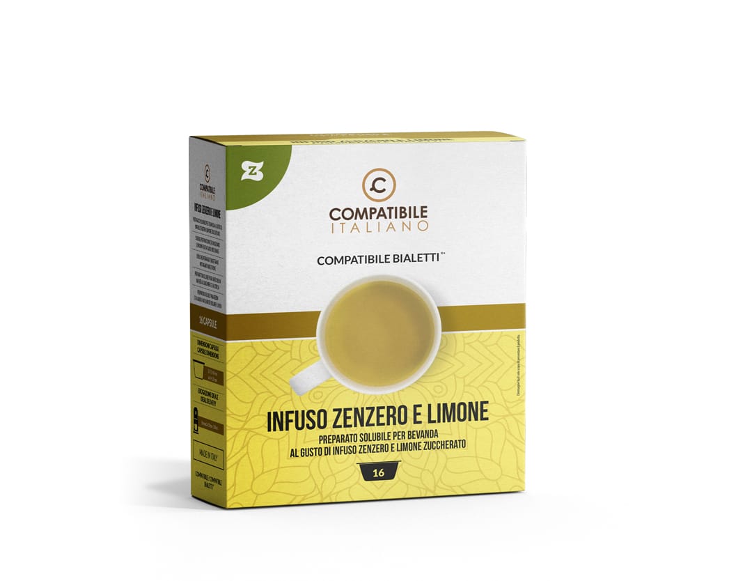 Infuso Zenzero e Limone Compatibile Bialetti Compatibile Italiano