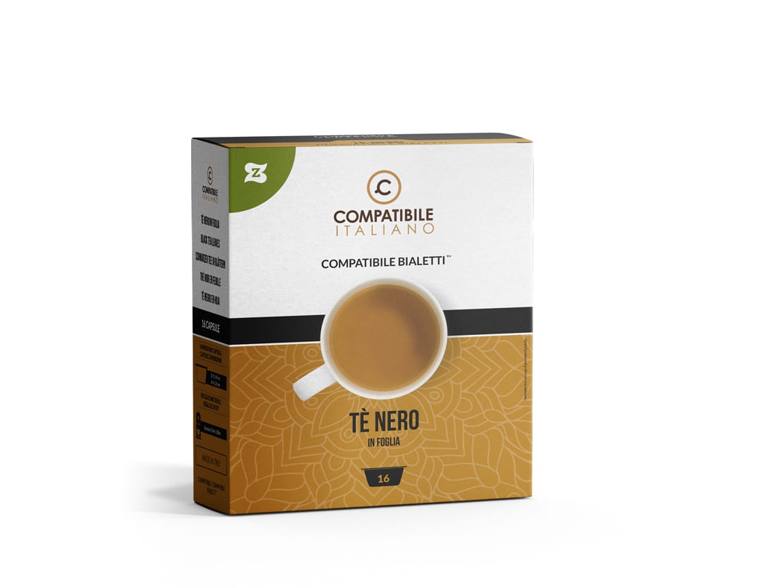 Tè Nero in foglia Compatibile Bialetti Compatibile Italiano