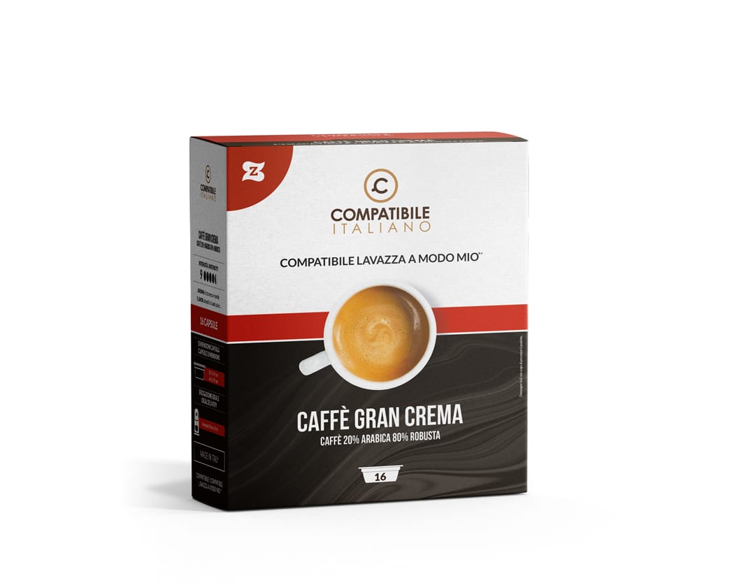 Caffè Gran Crema Compatibile Lavazza A Modo Mio Compatibile Italiano