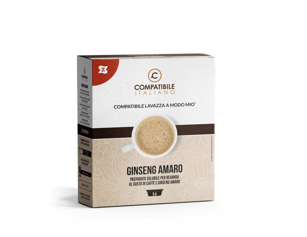 Ginseng Amaro Compatibile Lavazza A Modo Mio Compatibile Italiano
