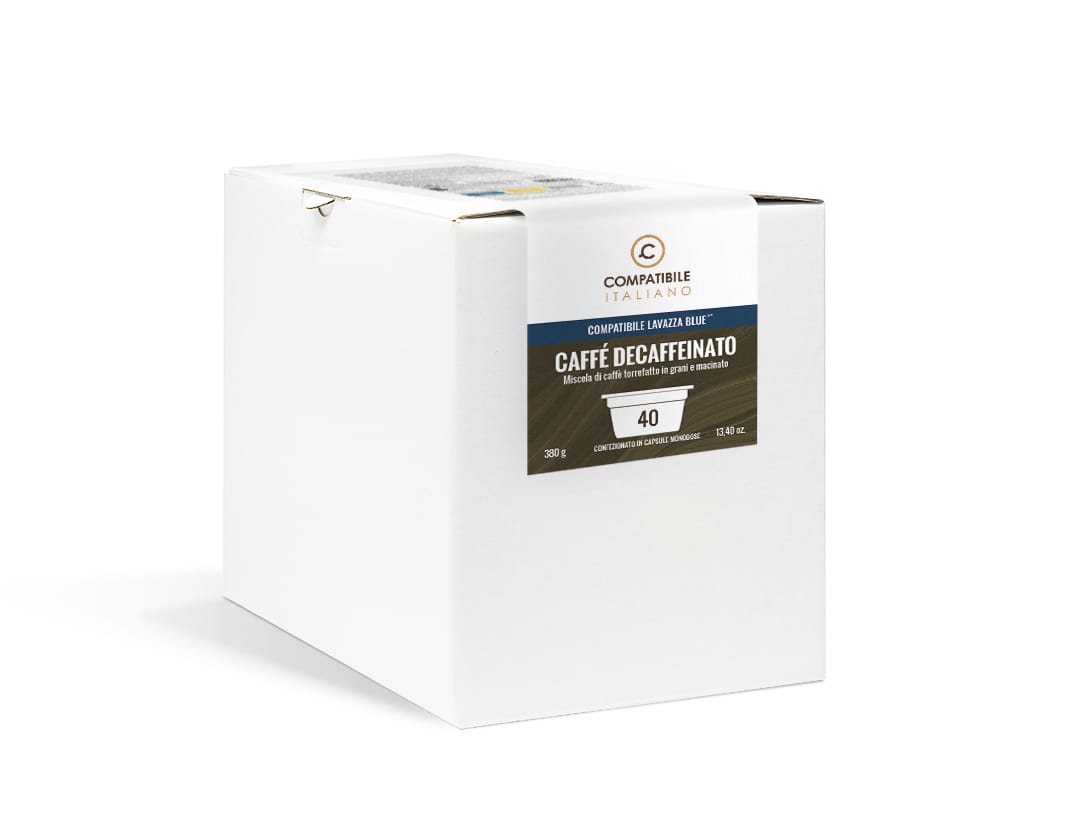 Caffè Decaffeinato Compatibile Lavazza Blue e In Black Compatibile Italiano
