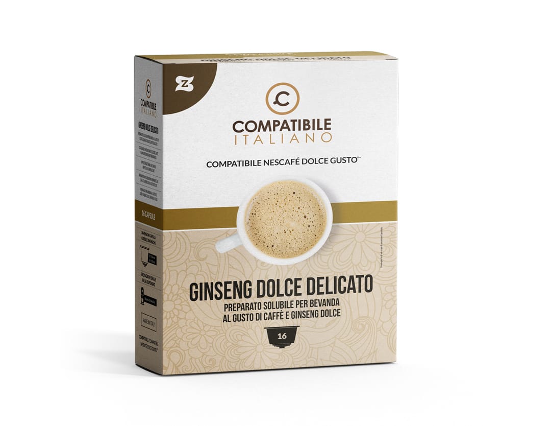 Ginseng Dolce Delicato Compatibile Nescafé Dolce Gusto Compatibile Italiano