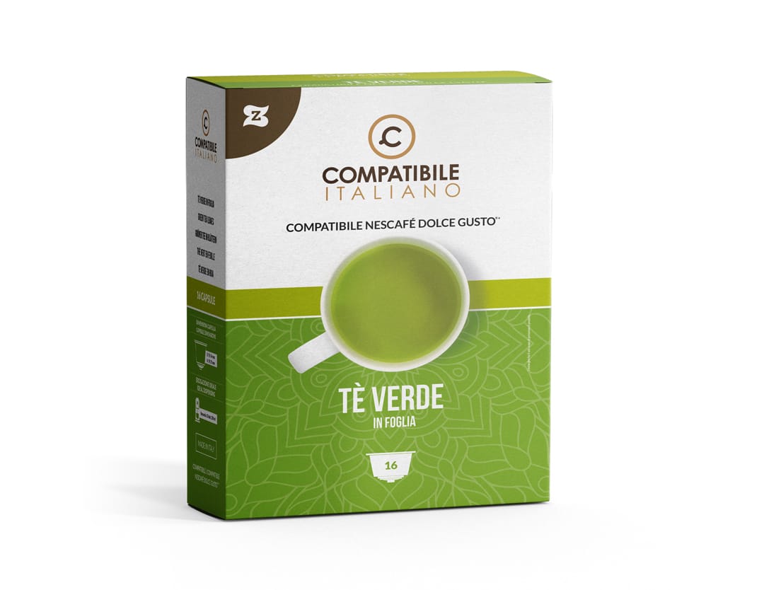 Tè Verde in foglia Compatibile Nescafé Dolce Gusto Compatibile Italiano