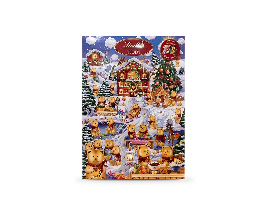 Calendario Avvento Teddy Hidgam Dolci Lindt