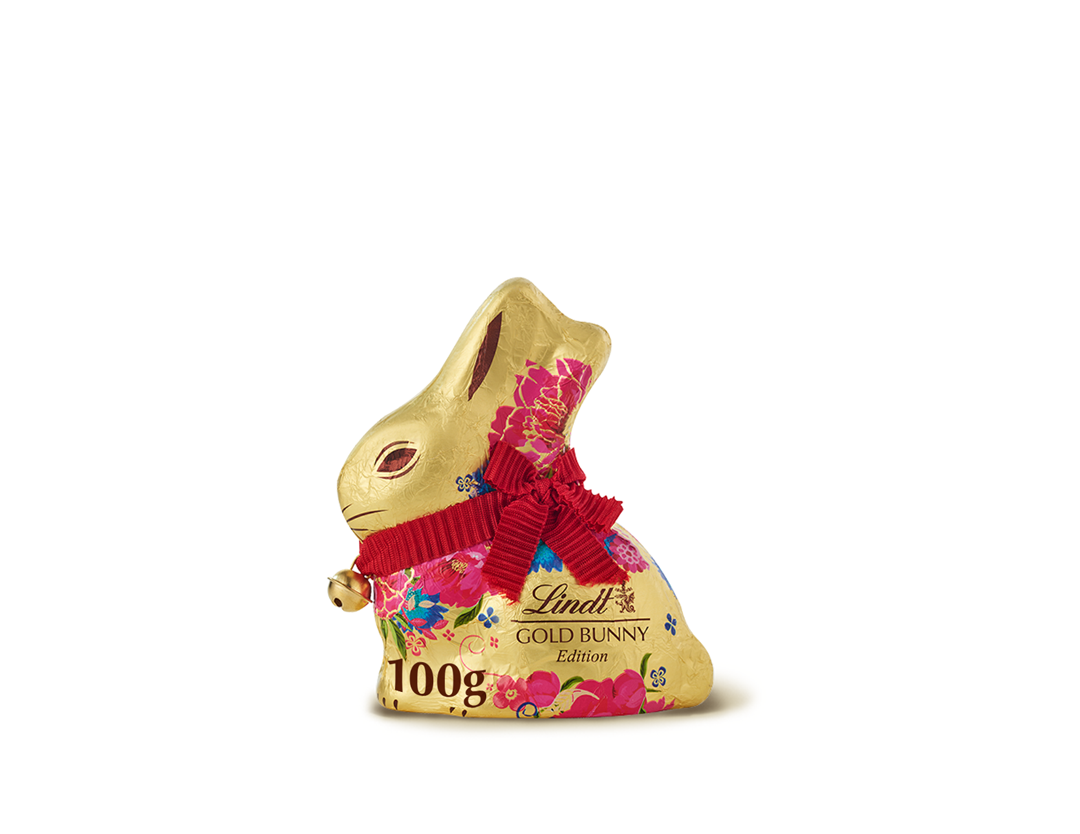 Gold Bunny Latte Flower Dolci Lindt