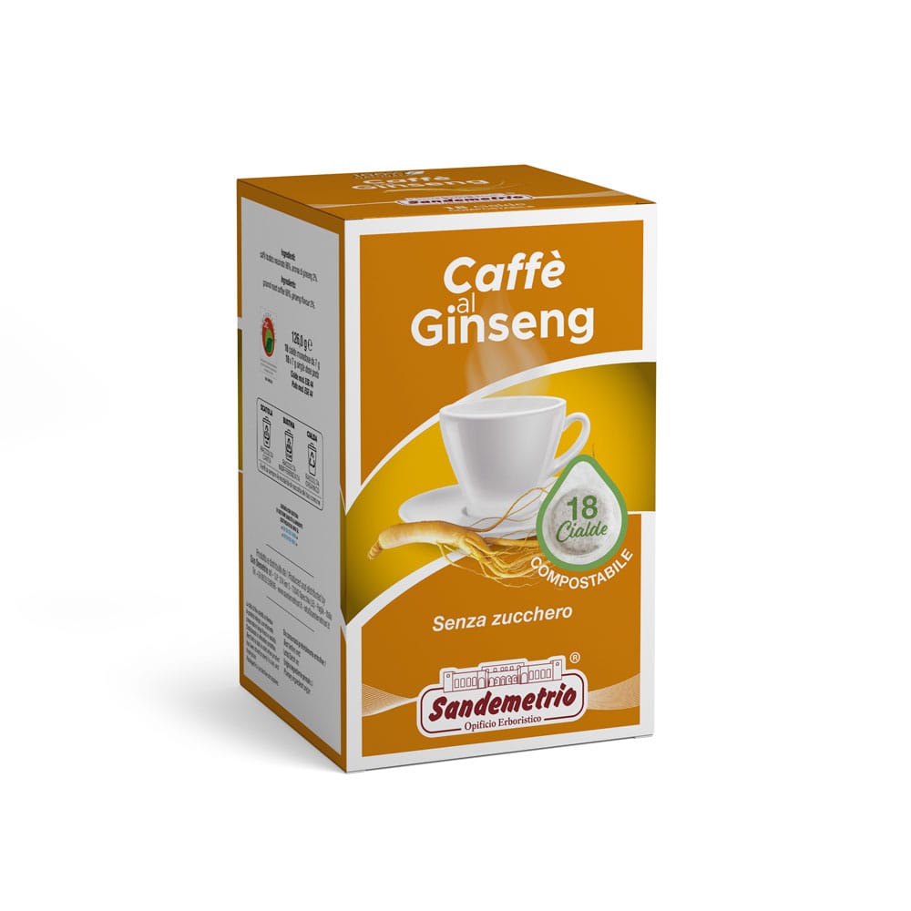Caffè al gusto di Ginseng Cialda Carta ESE 44mm Sandemetrio