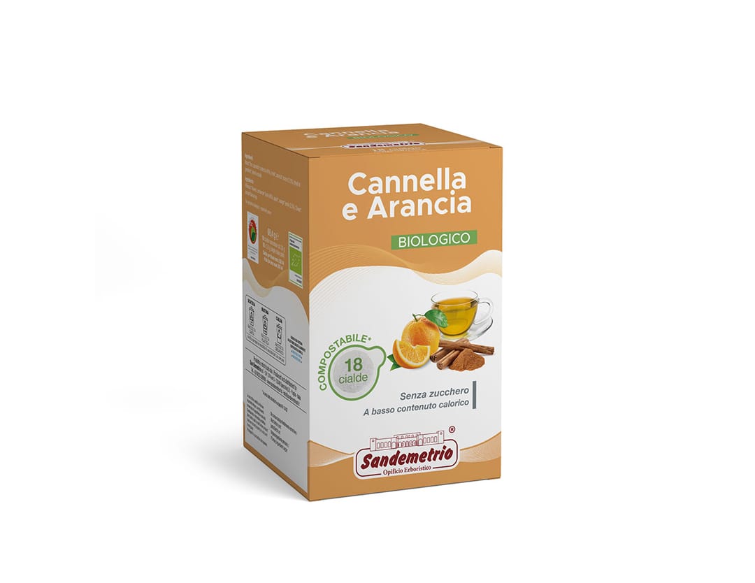 Cannella e Arancia Bio Cialda Carta ESE 44mm Sandemetrio