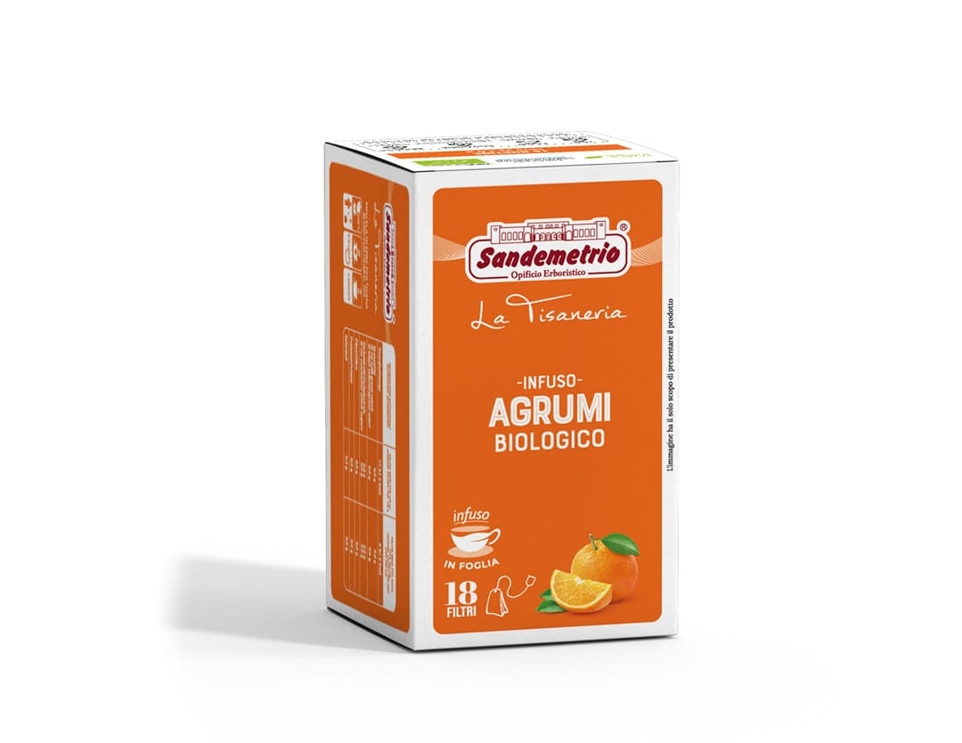 Infuso gusto Agrumi Tè e Tisane Bustina Filtro Sandemetrio