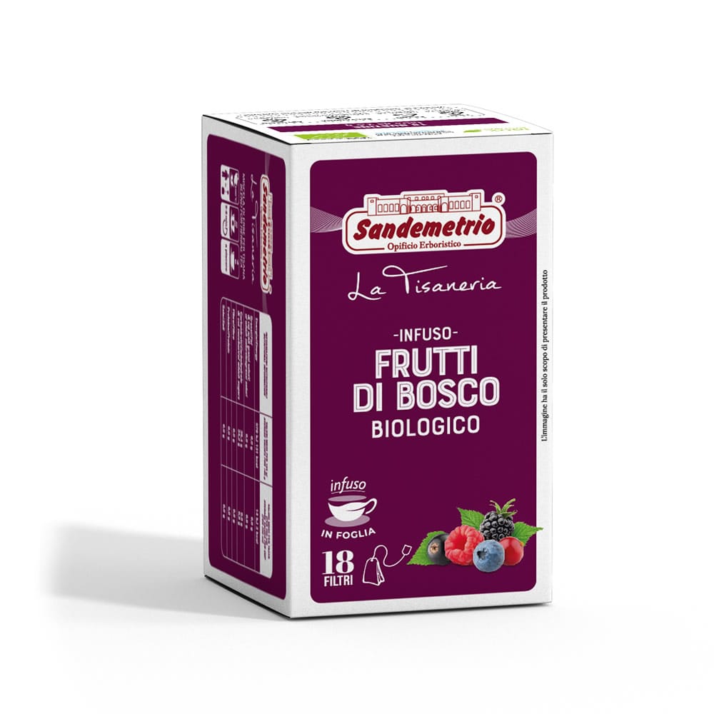Infuso gusto Frutti di bosco Bio Filtri Sandemetrio