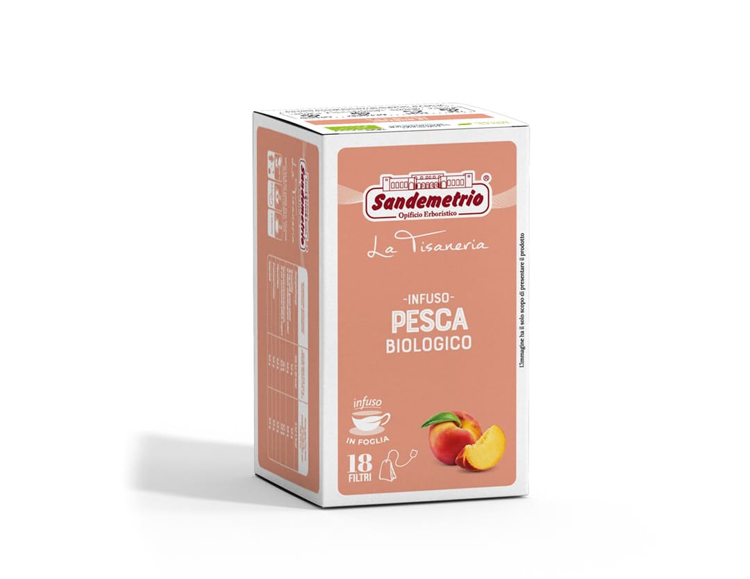 Infuso gusto Pesca Tè e Tisane Bustina Filtro Sandemetrio