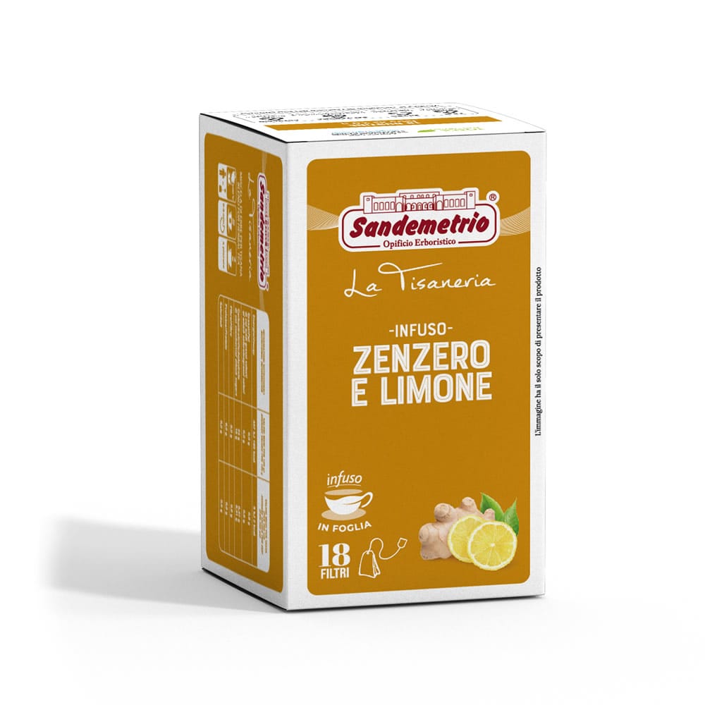 Infuso gusto Zenzero e Limone Filtri Sandemetrio