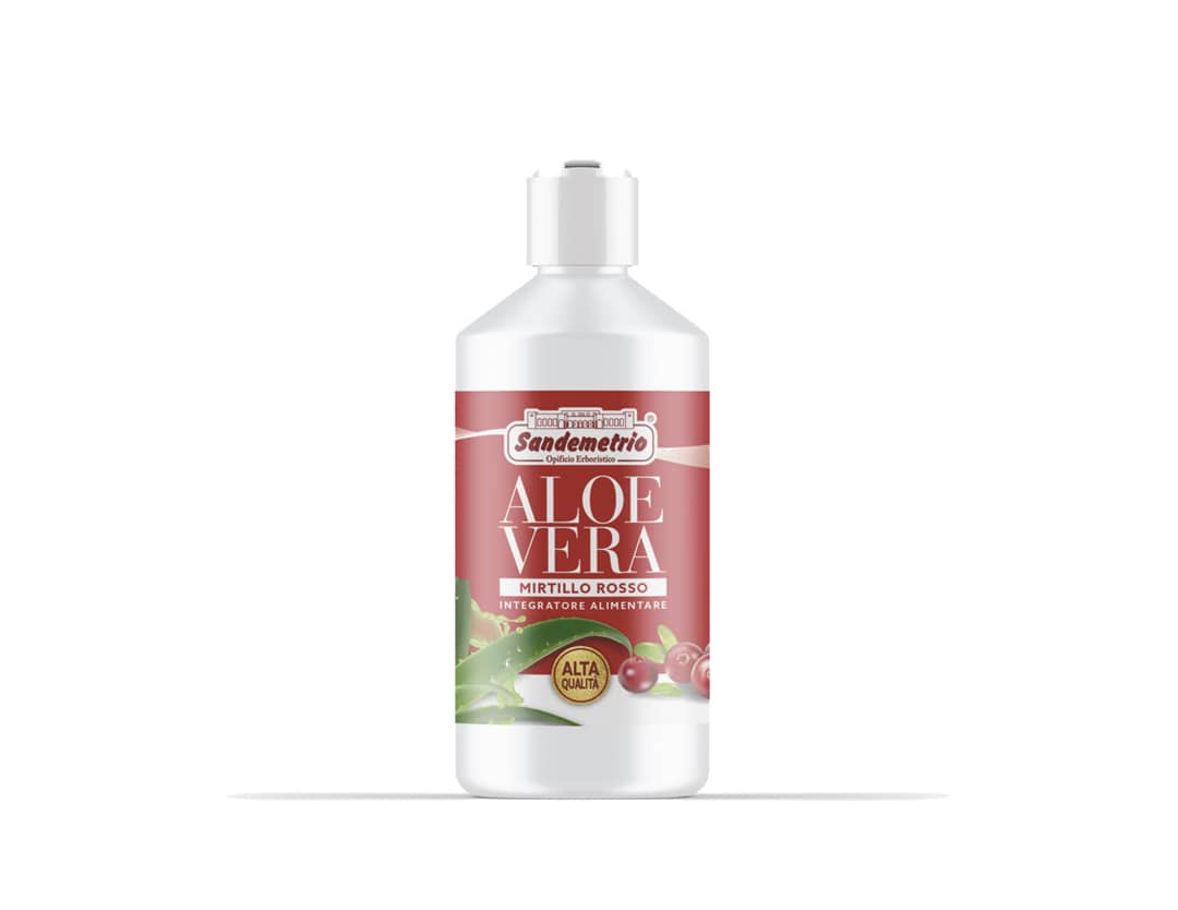 Aloe Vera Mirtillo 1 lt. Integratori Alimentari Sandemetrio