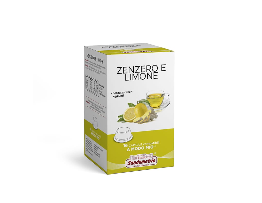 Zenzero e Limone Compatibile Lavazza A Modo Mio Sandemetrio