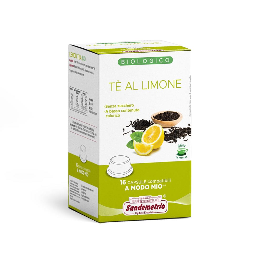 Tè al Limone Compatibile Lavazza A Modo Mio Sandemetrio
